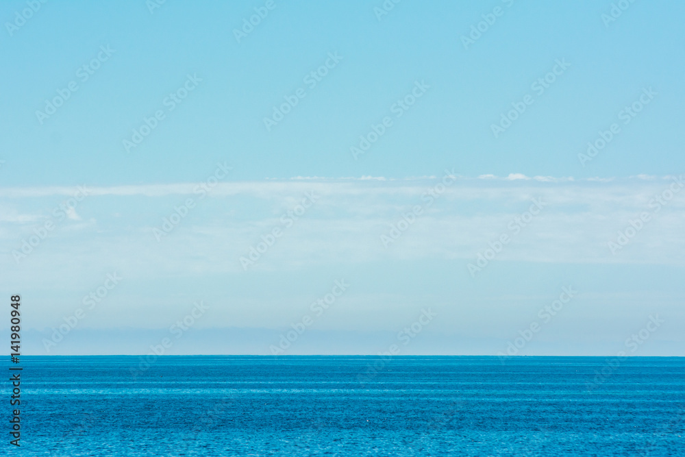 blue sea and clouds on sky at Indian ocean. Background and texture design for website template.