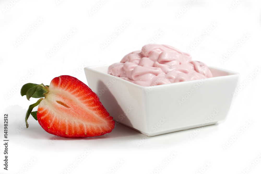 Strawberry cheese with additives 1