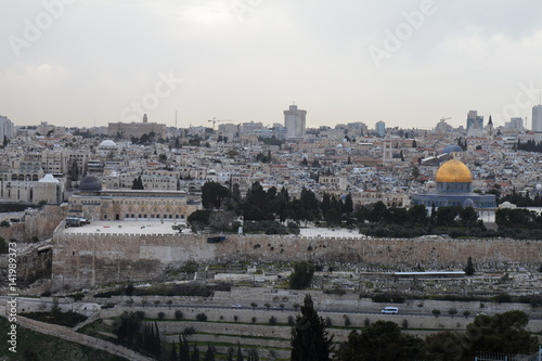 View of Jerusalem from the Mount Of Olives - Israel