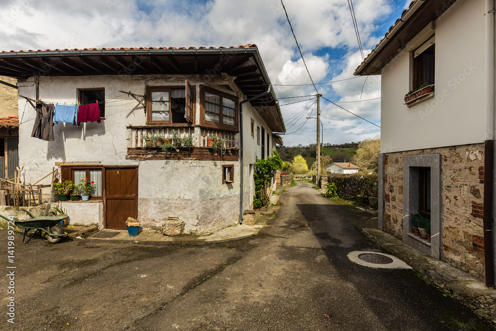 Popular architecture in Mere. Asturias. Spain. Popular architecture in Mere. Asturias. Spain.