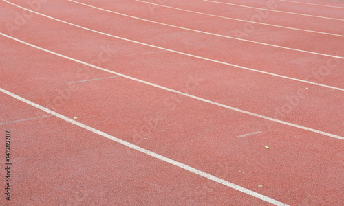 Abstract view of running track