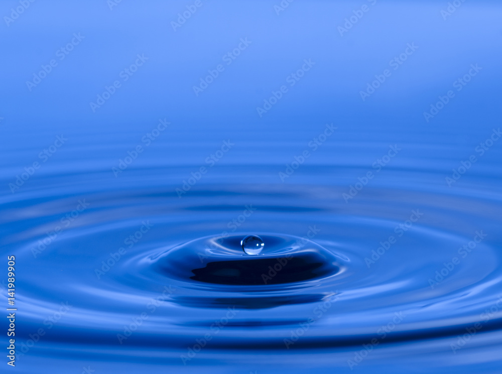 closeup of a water splash background