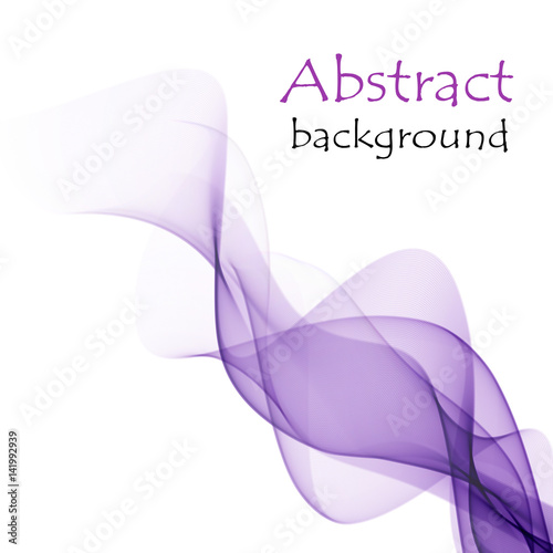 Abstract background with purple waves