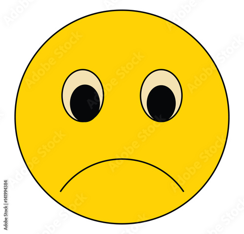 Sad smile, Sad emoji