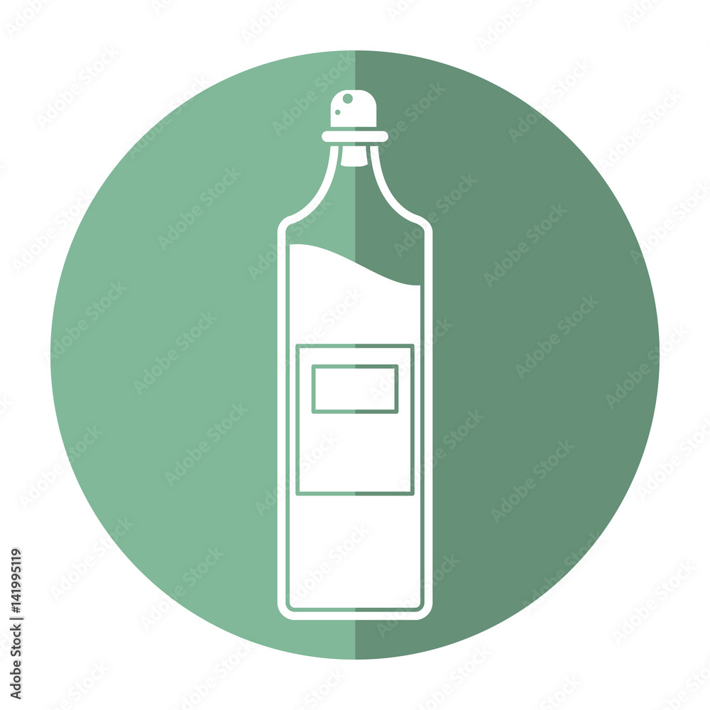 bottle juice fresh healthy icon vector illustration eps 10