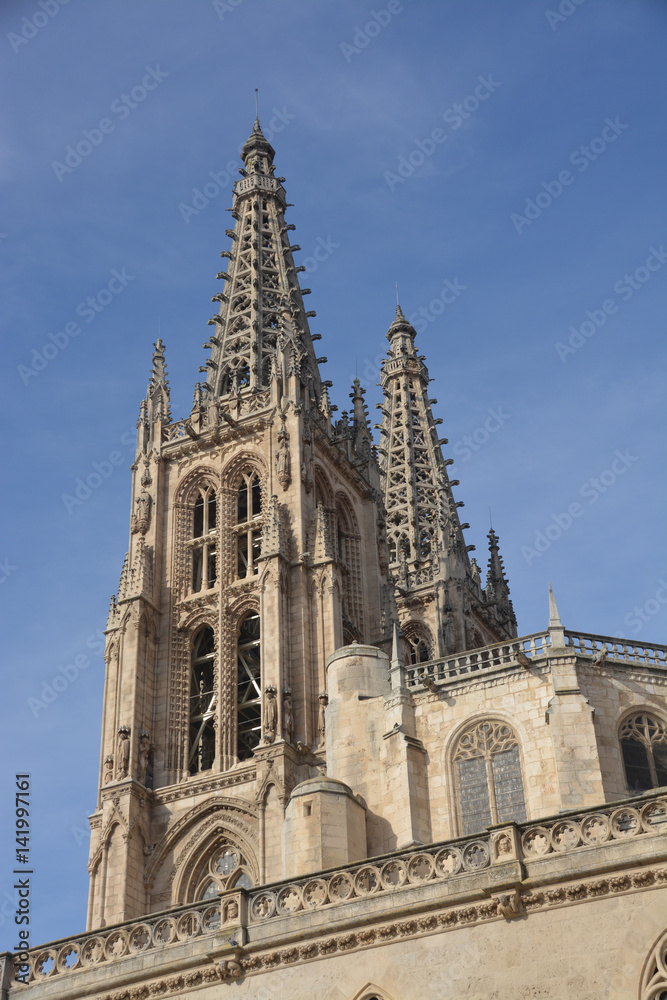 torre de la Catedral Gótica de Burgos