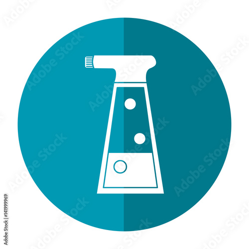 sprayer bottle gardening shadow vector illustration eps