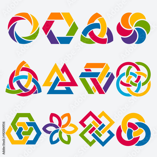 design elements. abstract symbol set
