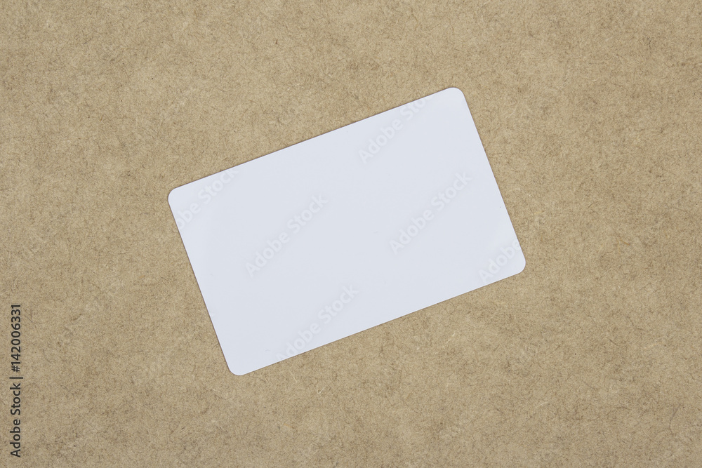 Single blank card Single blank card
