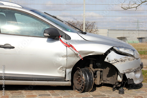 Vehicle after road traffic accident