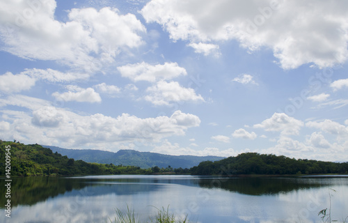 Lake in the mountains of Thailand