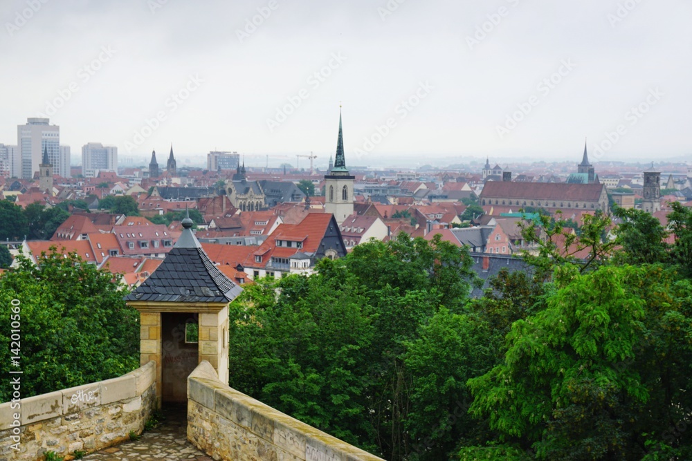 Blick über Erfurt 