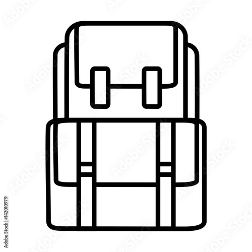  backback outline icon