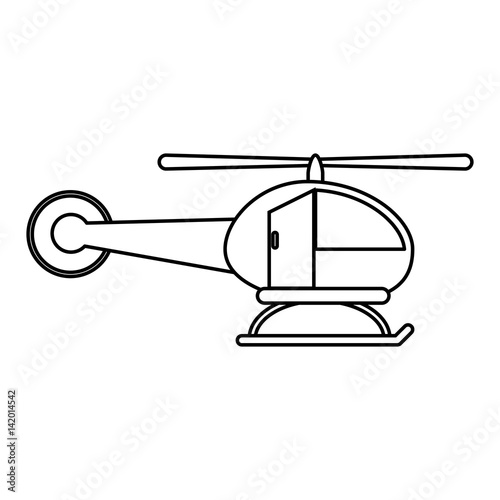 helicopter transport fly image vector illustration eps 10