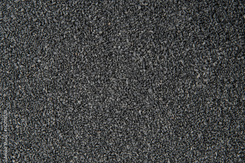 Black small gravel texture background