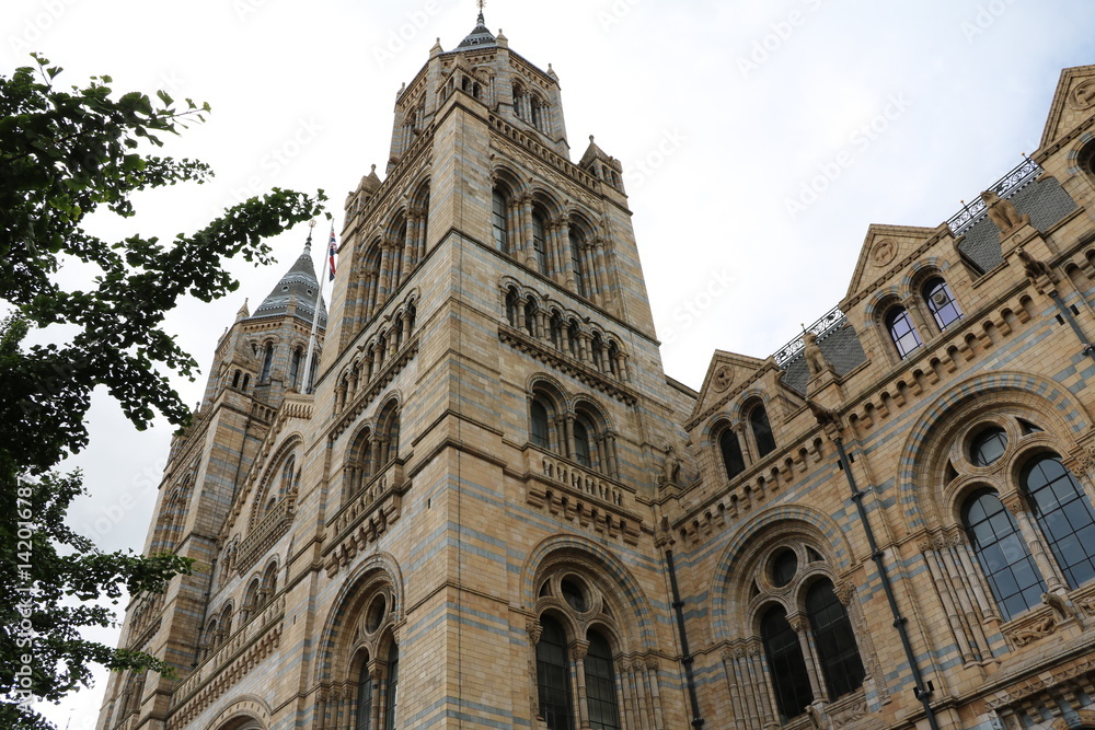 Exterior of Natural History Museum in London, United Kingdom