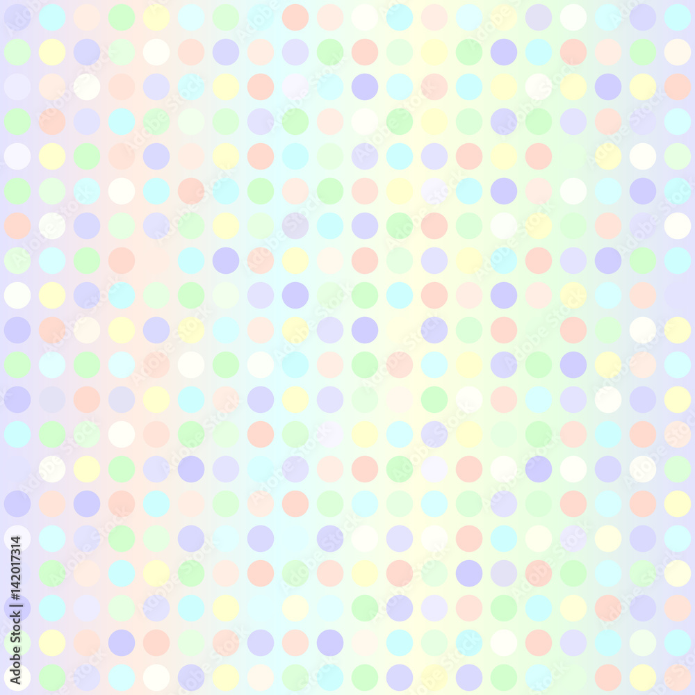 Polka dot pattern. Seamless vector geometric dot background
