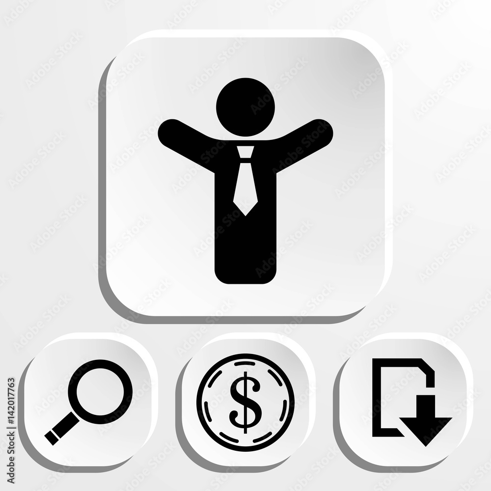 Man icon stock vector illustration flat design Man icon stock vector illustration flat design