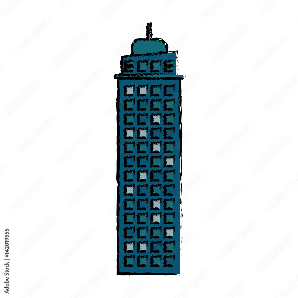 building real estate facade icon vector illustration eps 10