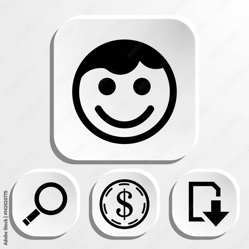 waiter icon stock vector illustration flat design waiter icon stock vector illustration flat design