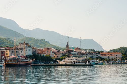 Boat dock, the city of Makarska, Croatia