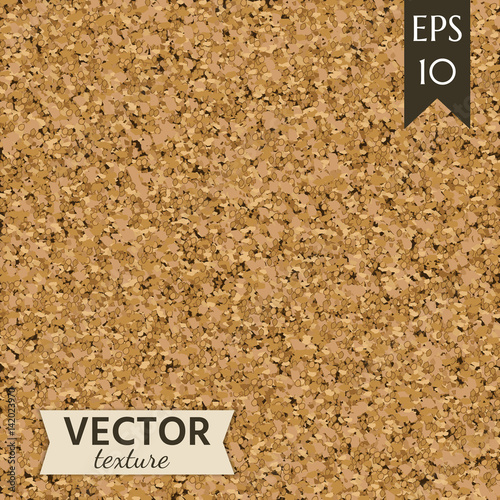 Cork texture. Vector illustration