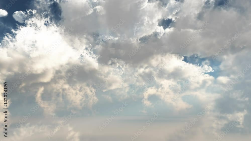 Moving through clouds