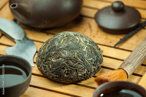 chinese shen puer tea