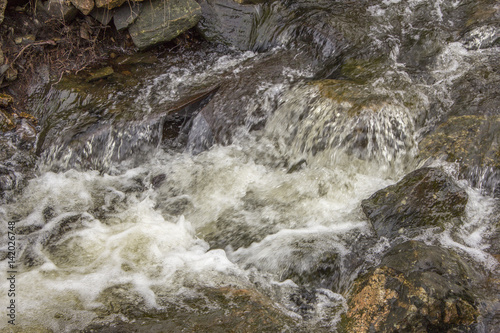 Small stream waterfall in southern Norway.