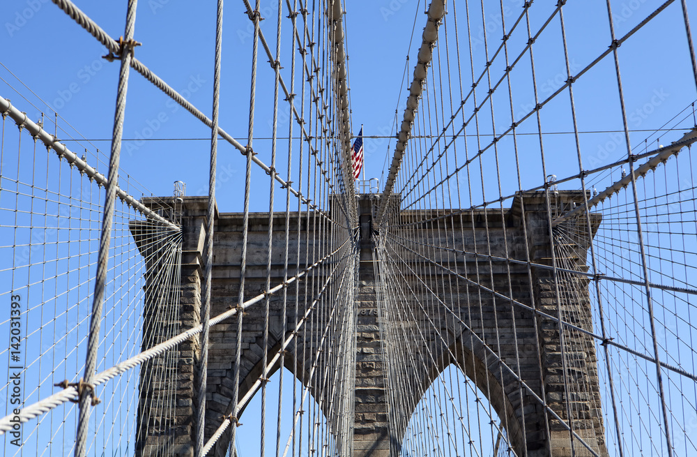 Obraz premium Most Brookliński