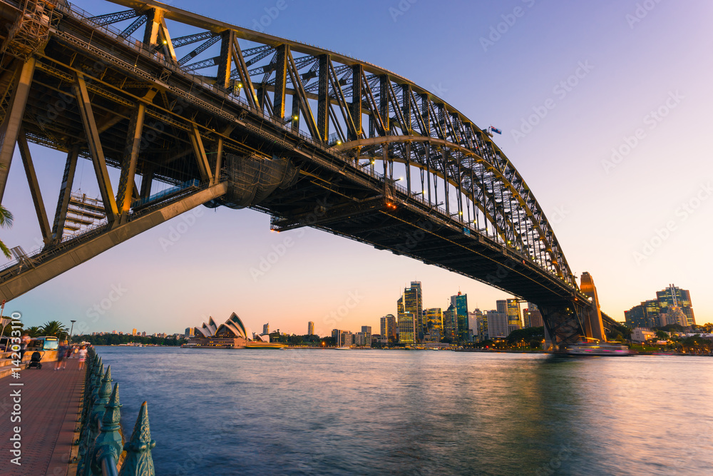 Obraz premium Sydney Harbor Cityscape