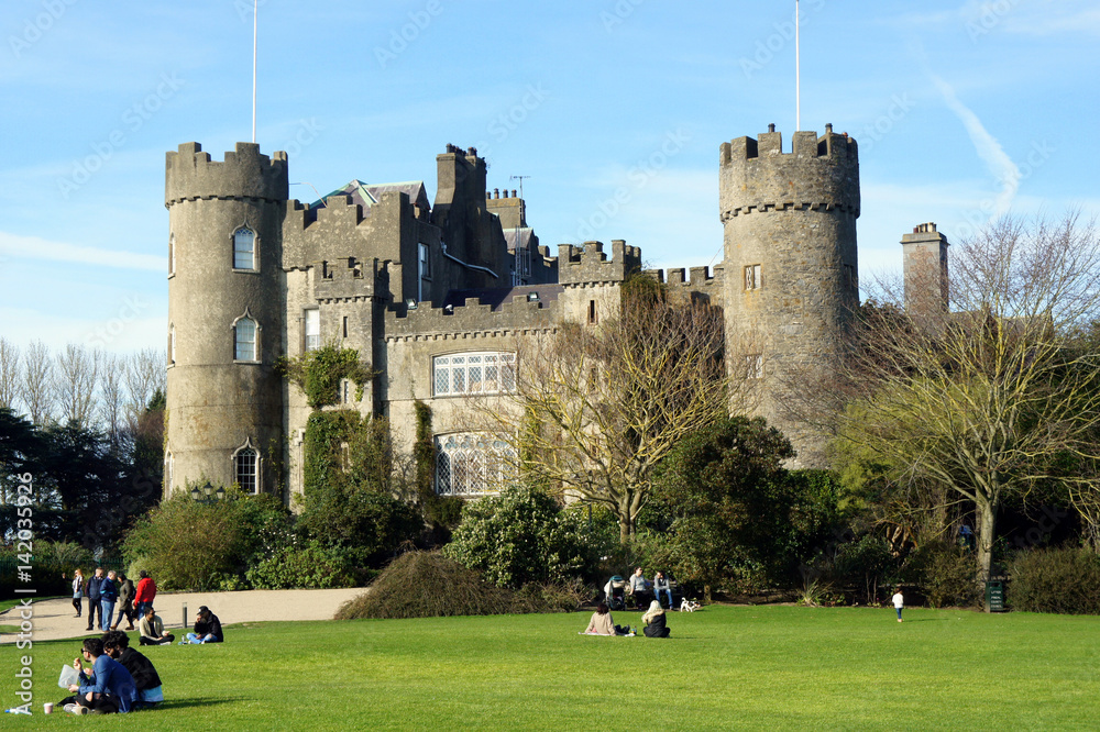 Fototapeta premium Malahide Castle.Ireland.National heritage.