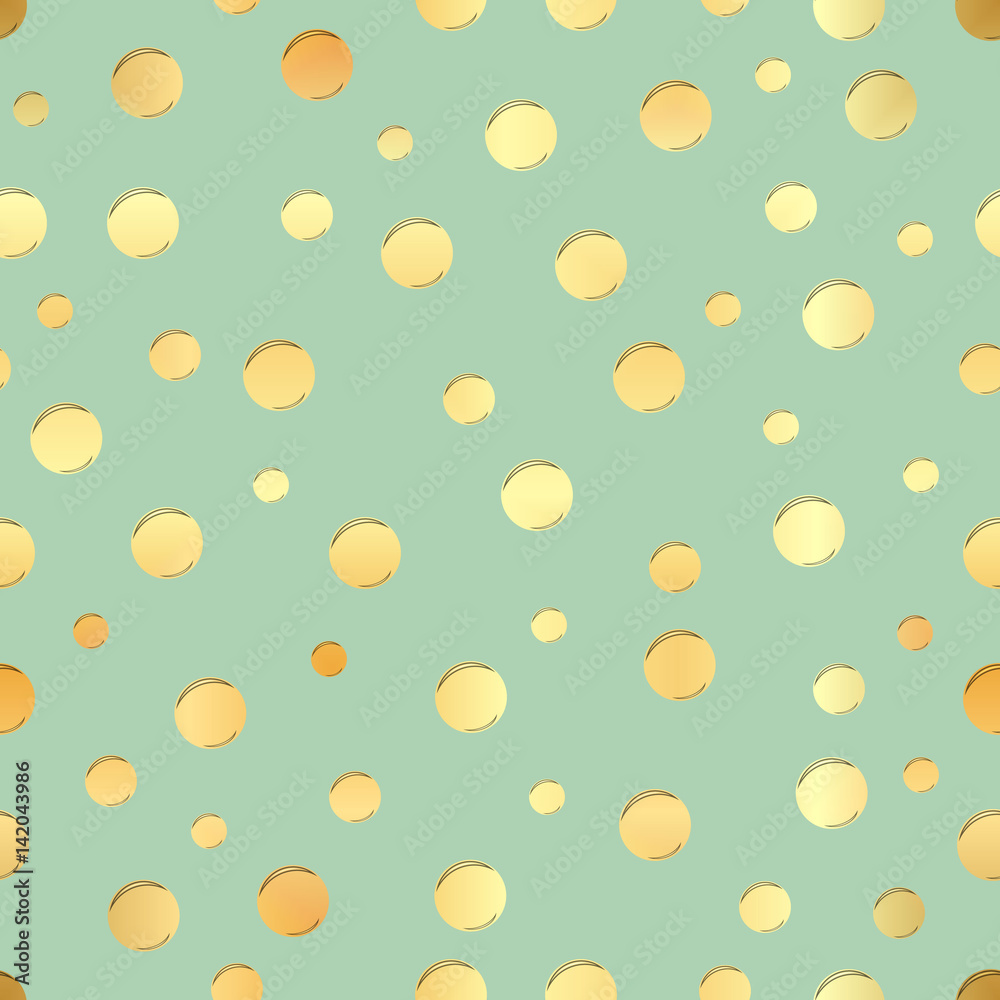 Golden dots on a blue background pattern. Abstract gold geometric modern background. Vector illustration. Shiny backdrop. Texture of gold foil. Art deco style. Gold circle seamless pattern.v Golden dots on a blue background pattern. Abstract gold geometric modern background. Vector illustration. Shiny backdrop. Texture of gold foil. Art deco style. Gold circle seamless pattern.v