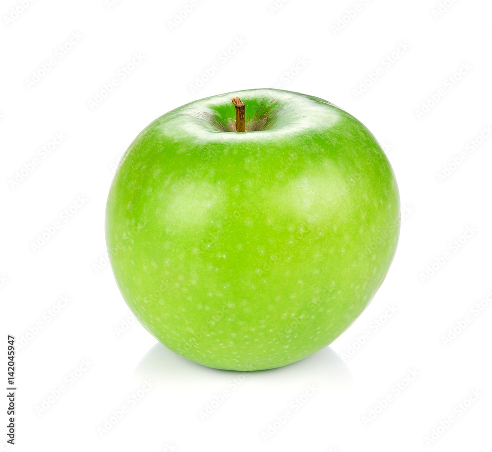 Green apple isolated on white background