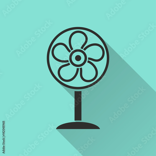 Fan - vector icon.