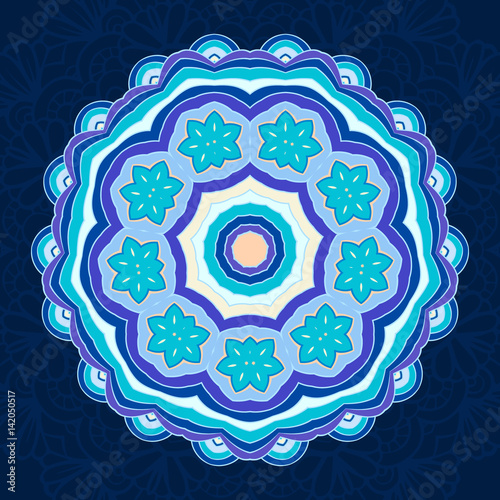 Vector ethnic ornamental element