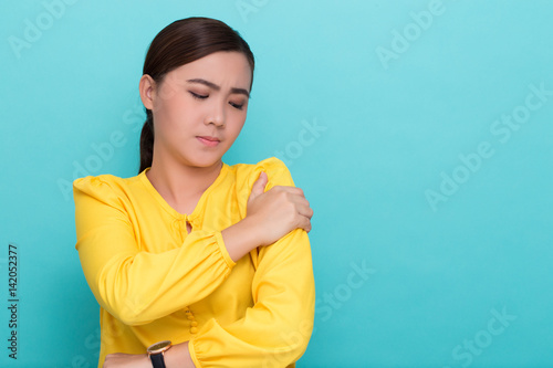 Woman has arm pain