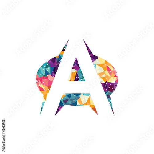 initial letter brand logo template logotype