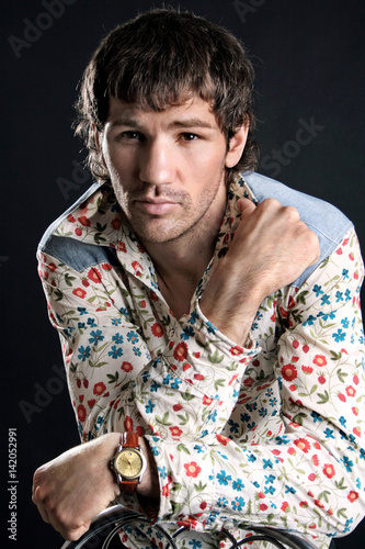 man fashion model cool person nice clothes