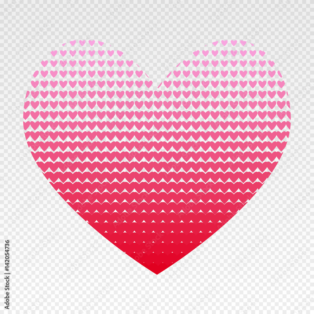 Heart of hearts vector with transparent background. Heart of hearts vector with transparent background.