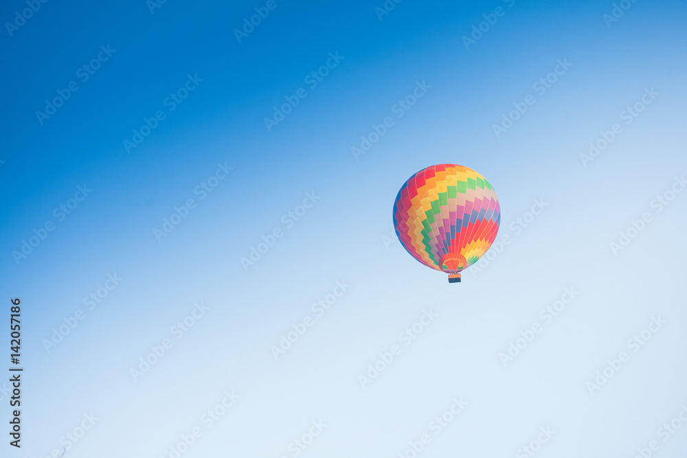 Fototapeta premium Hot air balloon on sky in Laos