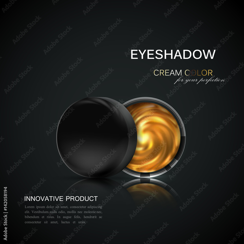 Beauty eye shadows ads.