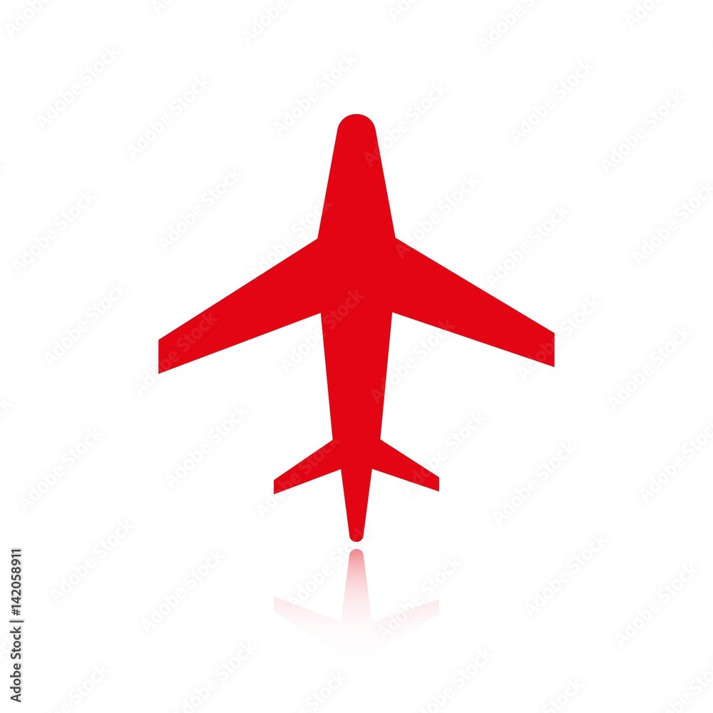 aircraft icon stock vector illustration flat design