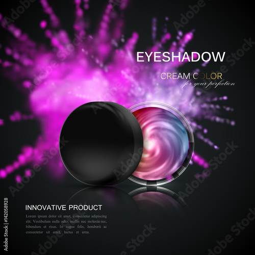 Beauty eye shadows ads.