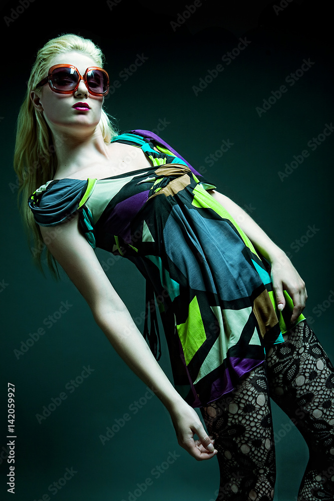 young woman with sunglasses young woman with sunglasses