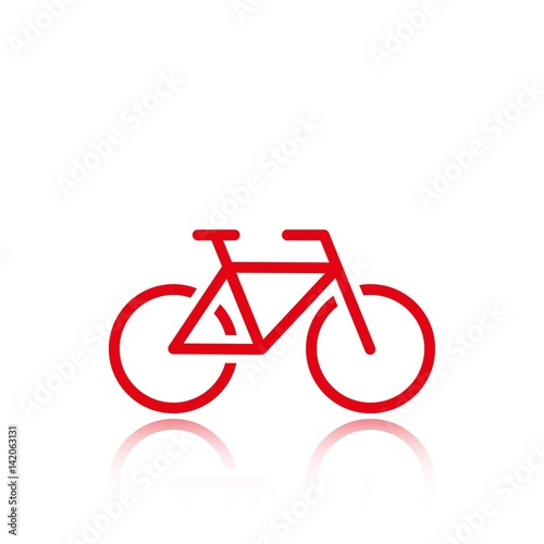 Bike icon stock vector illustration flat design