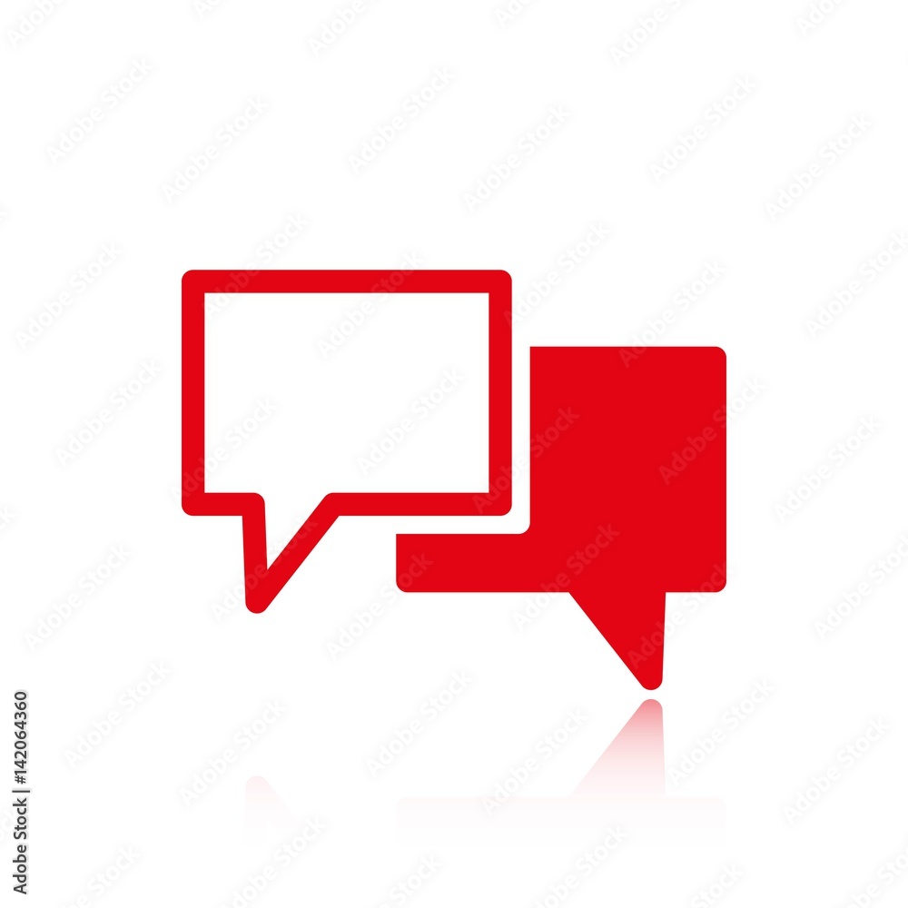 Speech Bubbles Icon. Chat pictogram icon stock vector illustration Speech Bubbles Icon. Chat pictogram icon stock vector illustration