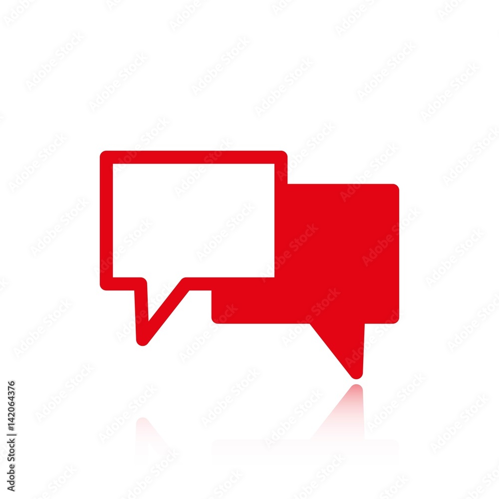 Speech Bubbles Icon. Chat pictogram icon stock vector illustration Speech Bubbles Icon. Chat pictogram icon stock vector illustration