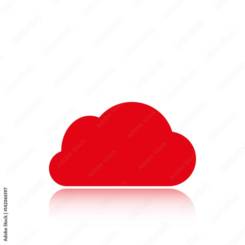cloud icon stock vector illustration flat design cloud icon stock vector illustration flat design