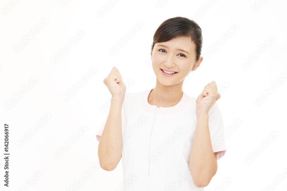 ガッツポーズのエステティシャン